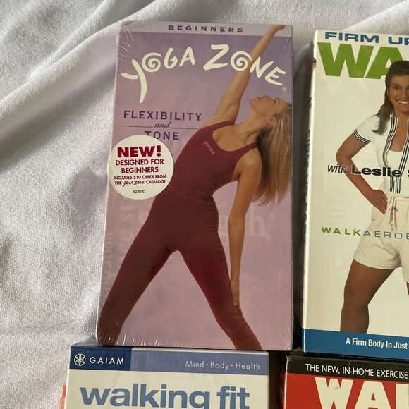 Workout Health Fitness Walk Exercise VHS Videos Lot  Seniors (8 Tapes) - Picture 7 of 16